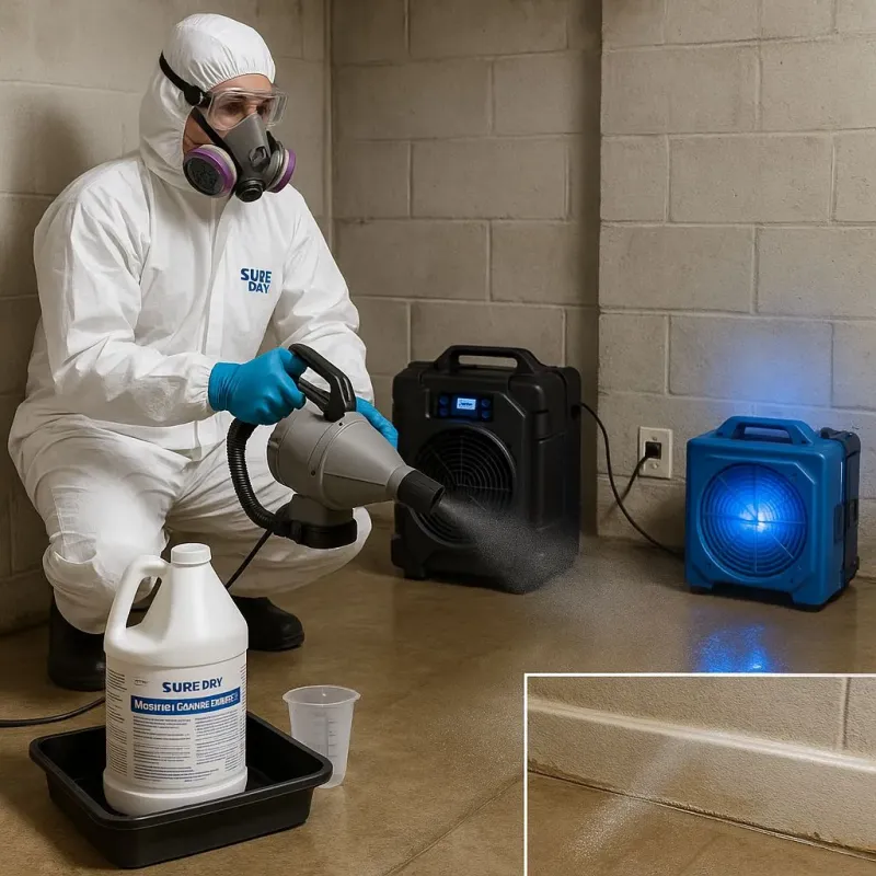 Sanitization and Odor Removal process in Howard County, MD